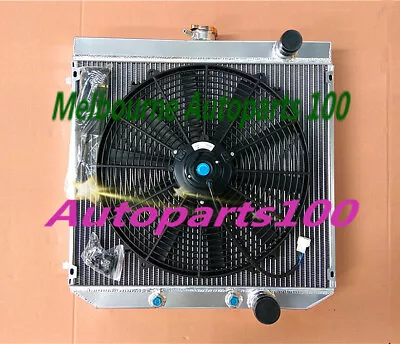 ALUMINUM RADIATOR FALCON XR XT XW XY WINDSOR ENGINE 289 302 351 AT &FAN For FORD • $215