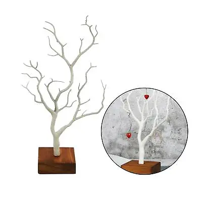 Large Jewelry Tree Stand Display Necklace Ring Earring Hanging Holders Show • £9.73