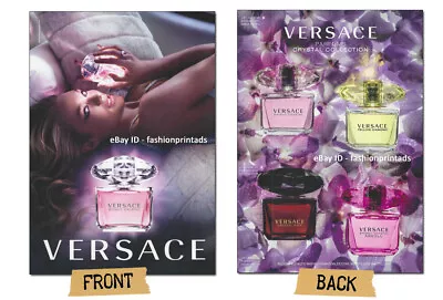 VERSACE Fragrance 2-Page Magazine PRINT AD 2013 CANDICE SWANEPOEL • $5