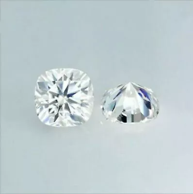 Loose Moissanite DEF White Cushion Brilliant Cut Diamond For Jewelry 6 To 12 MM • $114.99