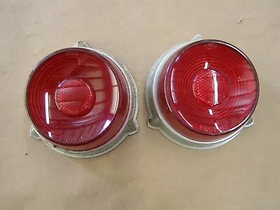 $79 • Buy NOS OEM Ford 1952 Tail Light Lamp Lenses Custom Customline Crestline