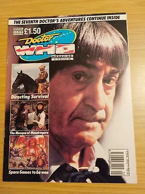 $3.70 • Buy Doctor Who Magazine No. 161 Issue Dated June 1990