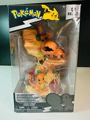 Pokémon Jazwares Rocky Desert Environment & Figure Display Pack [New Sealed] • $65.59