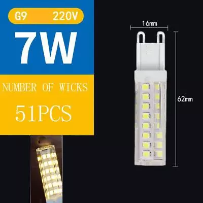 G9 7W LED Corn Bulbs Lights Replacement 220V Bulb Home Lamp 1/3/5/8/10 Pack • $9.99