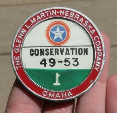 WW2 Glenn Martin AVIATION CORP Employee Identification Badge B-29 • $269.99