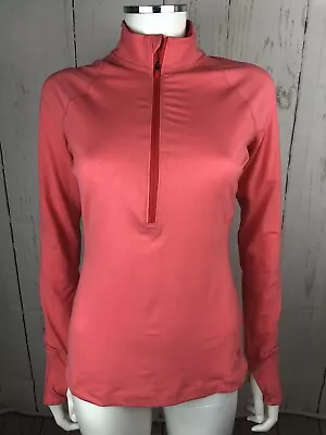 Mountain Hardwear 1/2 Zip Jacket WICK Q  Active Thumbholes Women's Pullover XS • $18.99