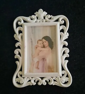 £4.99 • Buy PLASTIC Baroque Rococo Style Shabby Chic Photo Frame Vintage Wedding Placecard