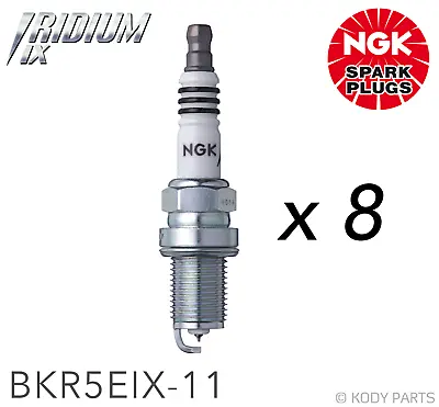 BKR5EIX-11  [NGK IRIDIUM IX SPARK PLUGS] - Quantity: 8 Plugs • $197.16