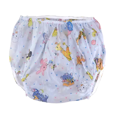 Rearz Christy Adult Nursery Print Plastic Pants Diaper/Nappy Cover  - Blue • $24.95