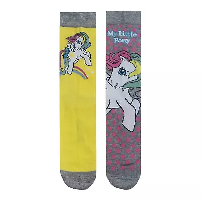 Ladies 2pk My Little Pony MLP Socks Novelty Christmas Stocking Filler Deal Barga • $6.20