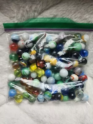 1 Lb Bag Of Vintage Marbles • $40