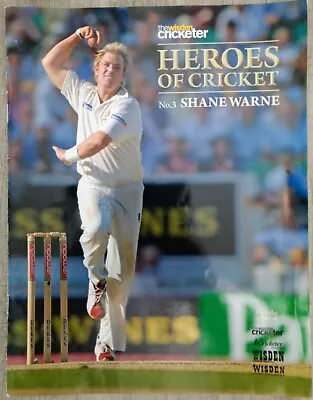 £1 • Buy The Wisden Cricketer ~ Heroes Of Cricket ~ No.3 Shane Warne