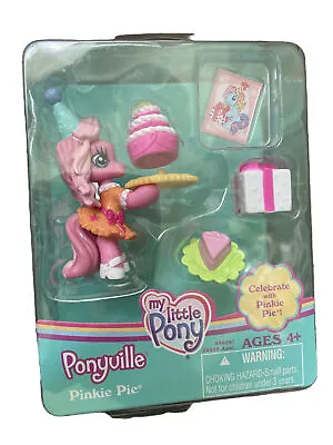 Ponyville Pinkie Pie My Little Pony Playset Mini Figure Birthday Cake Party NRFB • $30