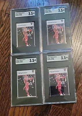 MICHAEL' JORDAN ROOKIE 1986 Super Canasta NBA X4 ALL SGC  3.5 Not Fleer  • $400