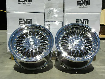 VC 18x8 +32 18x9.5 +38 ESM 002R Rims Wheels 5X120 BMW E36 M3 318ti 325i 318i • $1150