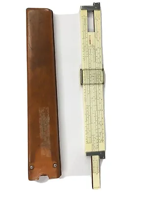 Keuffel & Esser K&E Slide Rule # 4081-3 And Case • $24.99