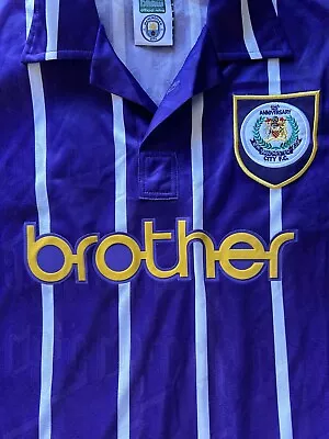 Man City Score Draw 1994 Away Shirt (Size M) • £25