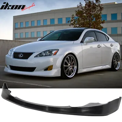 Fits 06-08 Lexus IS250 IS350 VIP Style Front Bumper Lip Spoiler PU Splitter Kit • $99.98