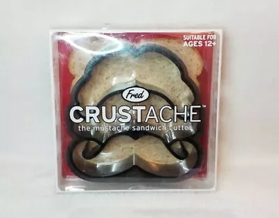 Fred CRUSTACHE Mustache Shaped Sandwich Crust Cutter • $14