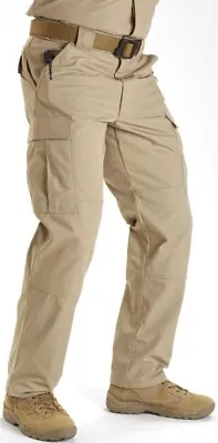 NEW! 5.11 511 Tactical. Pants Military  ADJUSTABLE 31 1/2 32 33 34 35 KHAKI MENS • $39