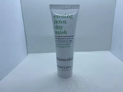 Thisworks Evening Detox Clay Mask • 1.7 Fl Oz • Without Box • $9.49