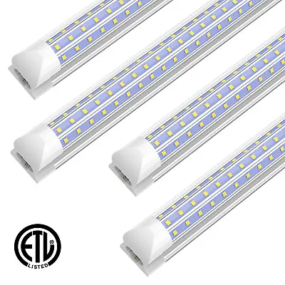 T8 LED Tube Light Bulbs 4FT 60W 8FT 120W 8 FT LED Shop Light Fixture 5000K~6500K • $57.49