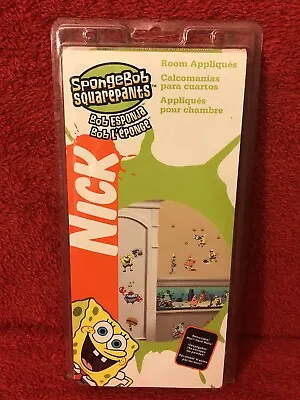 £16.01 • Buy Nickelodeon SPONGEBOB SQUAREPANTS Self-Adhesive Wall Stickers~Mint In Package