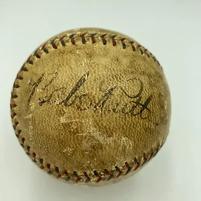 Babe Ruth Single Signed American League Baseball JSA & Beckett COA • $15995