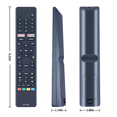 New CLE-1042 Remote Control For Hitachi TV 50QLEDSM20 55QLEDSM20 58QLEDSM20 • $17.39