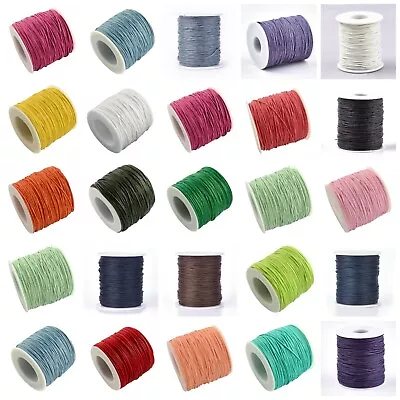 Waxed Cotton Cord 1mm X 10 Metres BUY 4 GET 4 FREE! • £1.99