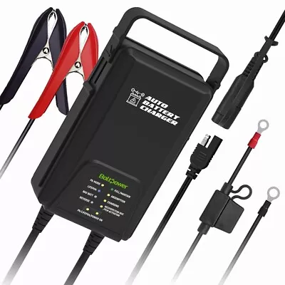 3.8A 12V Vehicle Battery Maintainer Trickle Charger FOR Car Truck Van Motorcycle • $17.99