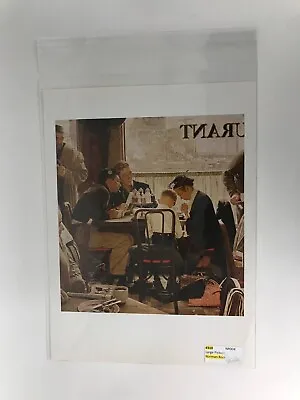 Norman Rockwell Print 11.125 X 15 In - Saying Grace • $15