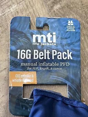 Mti Life Jackets 16g Belt Pack Manual Inflatable PFD • $40