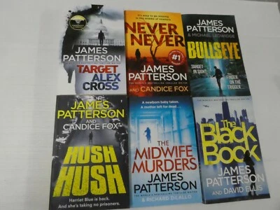 $54.10 • Buy Lot Of 6 X James Patterson Books (Medium Paperback) K18