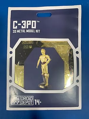 Walt Disney World Droid Depot C-3PO 3D Metal Model Kit • $10