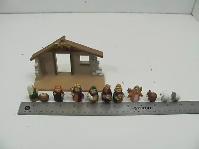 Transpac 12 Piece Nativity Set Christmas Holiday Kids Resin Crèche Mini • $12.61