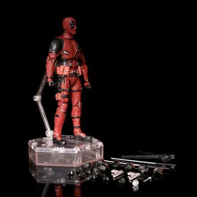 New Marvel Comic Hero X-MEN Deadpool Movie 7in Action Figure Toy Box Set • £42