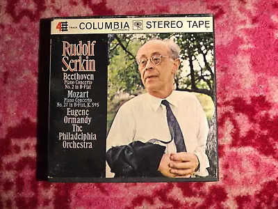 Rudolf Serkin/beethoven & Mozart/columbia Stereo Reel To Reel Tape 4 Track • $4.99