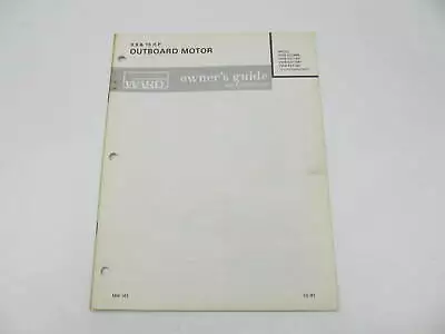 Outboard Owners Guide & Parts List Catalog For Montgomery Ward 9.9 15 HP 1982 • $17.95
