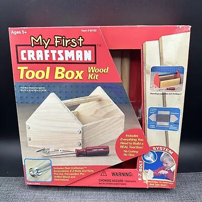 My First Craftsman Tool Box Wood Kit KB Toy Exclusive Sears Roebuck Vtg 2002 • $49.99