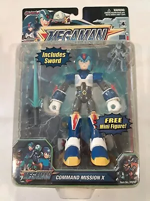 Mega Man X Command Mission Figure 2004 Jazwares MEGAMAN Capcom RARE & HTF NIB • $70