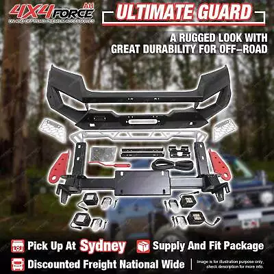 Ultimate Guard Front Bull Bar No Loop For Nissan Navara NP300 2021-On SYD Stock • $1200