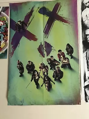 £5 • Buy DC Comics Suicide Squad Face Joker Harley Official Poster Picture A1 Massive