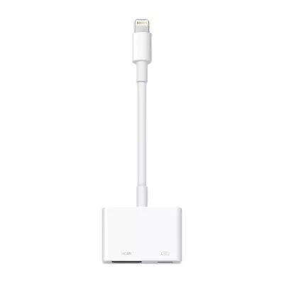 Genuine Apple Lightning To Hdmi Digital Av Tv Adapter Cable For Ipad Iphone • £29.90