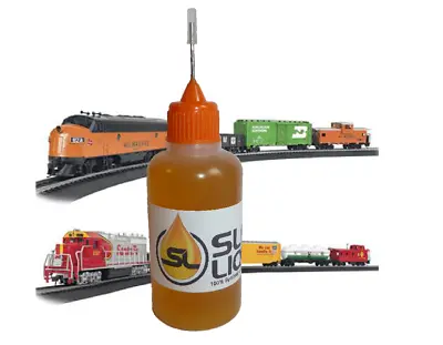 Slick Liquid Lube Bearings BEST 100% Synthetic Oil For Menards Or Any Trains • $9.97