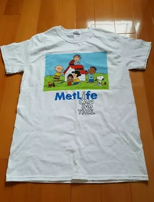 Vintage MetLife Snoopy Peanuts Retro T Shirt Size Small New Collectible • $65