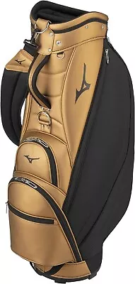 MIZUNO Golf Men's Caddy Bag ST LIGHT 9.5 X 47 Inch 2.7kg Gold Black 5LJC2202 • $215