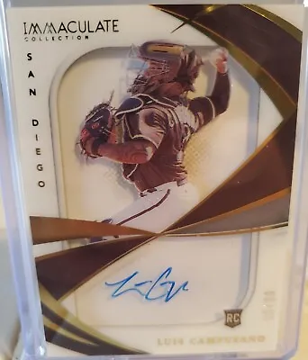 2021 Immaculate Collection Luis Campusano Rookie Auto SP #/99 Padres Card # HTF • $30