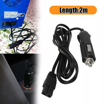 2M DC 12V Lead Cable Plug Wire 2Pin Charger For Car Cooler Cool Box Mini Fridge • £6.68