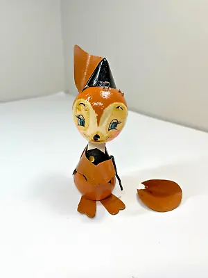 Vintage De Sela Paper Mache Mouse Christmas Ornament Mexico Signed Hand Painted • $11.90